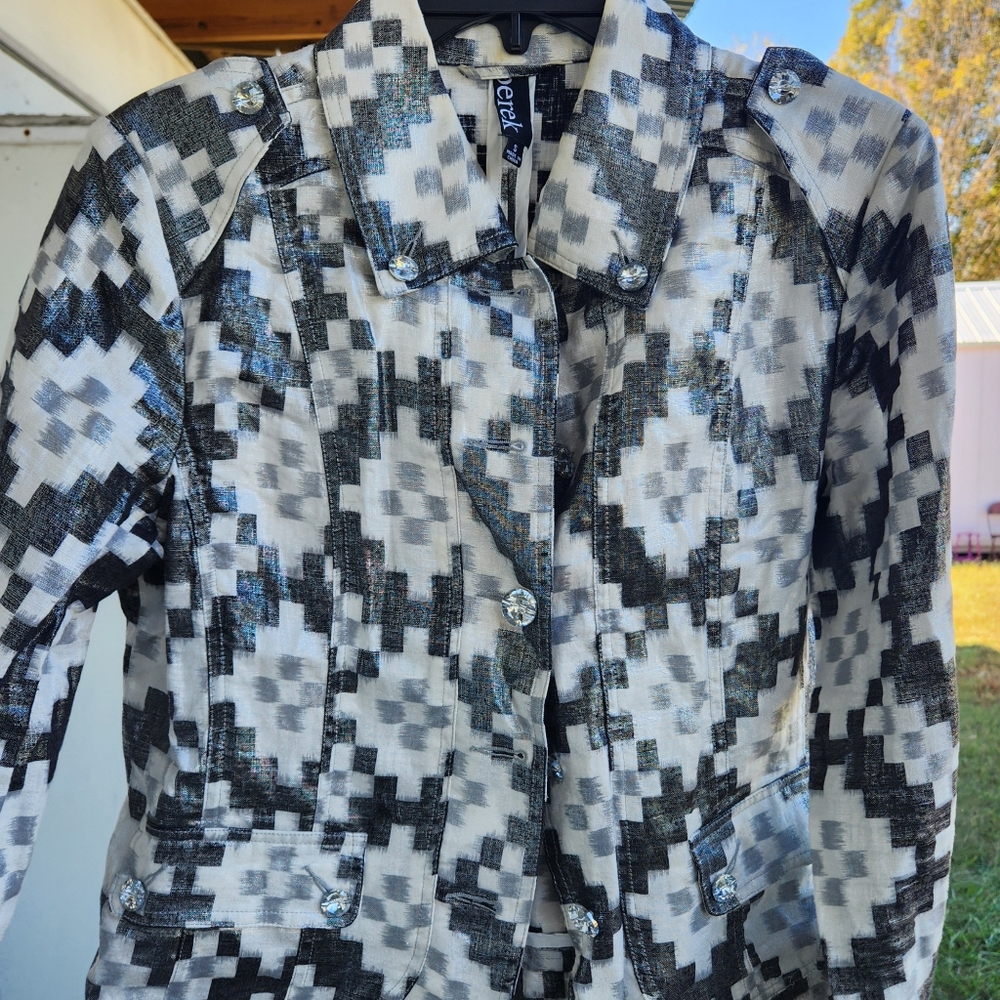 Silk blazer